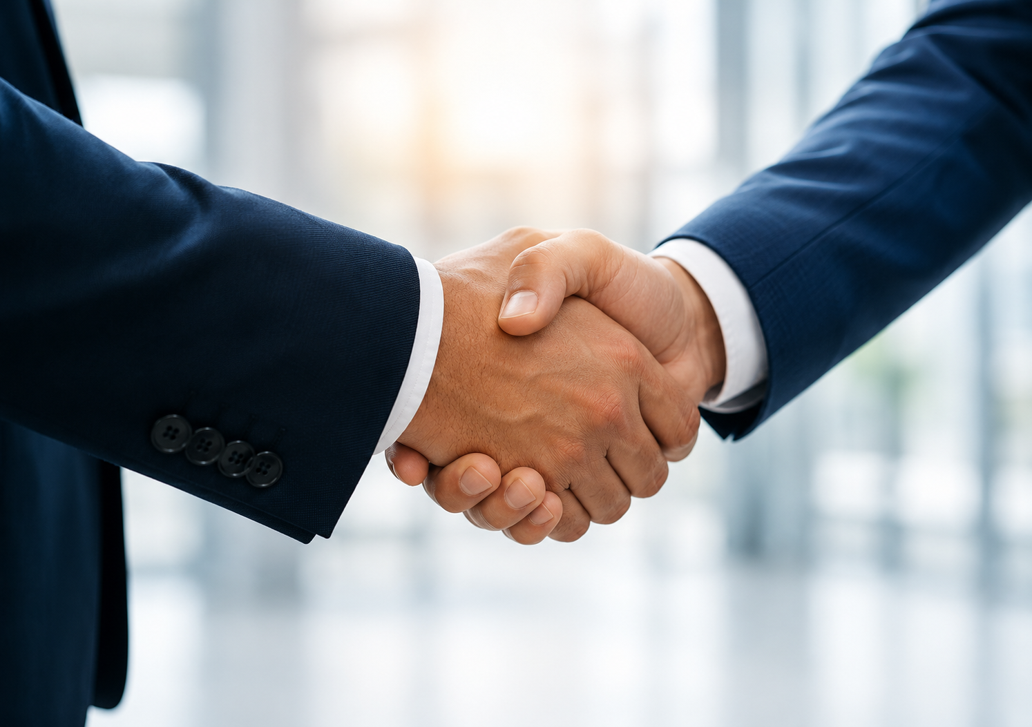 Business handshake